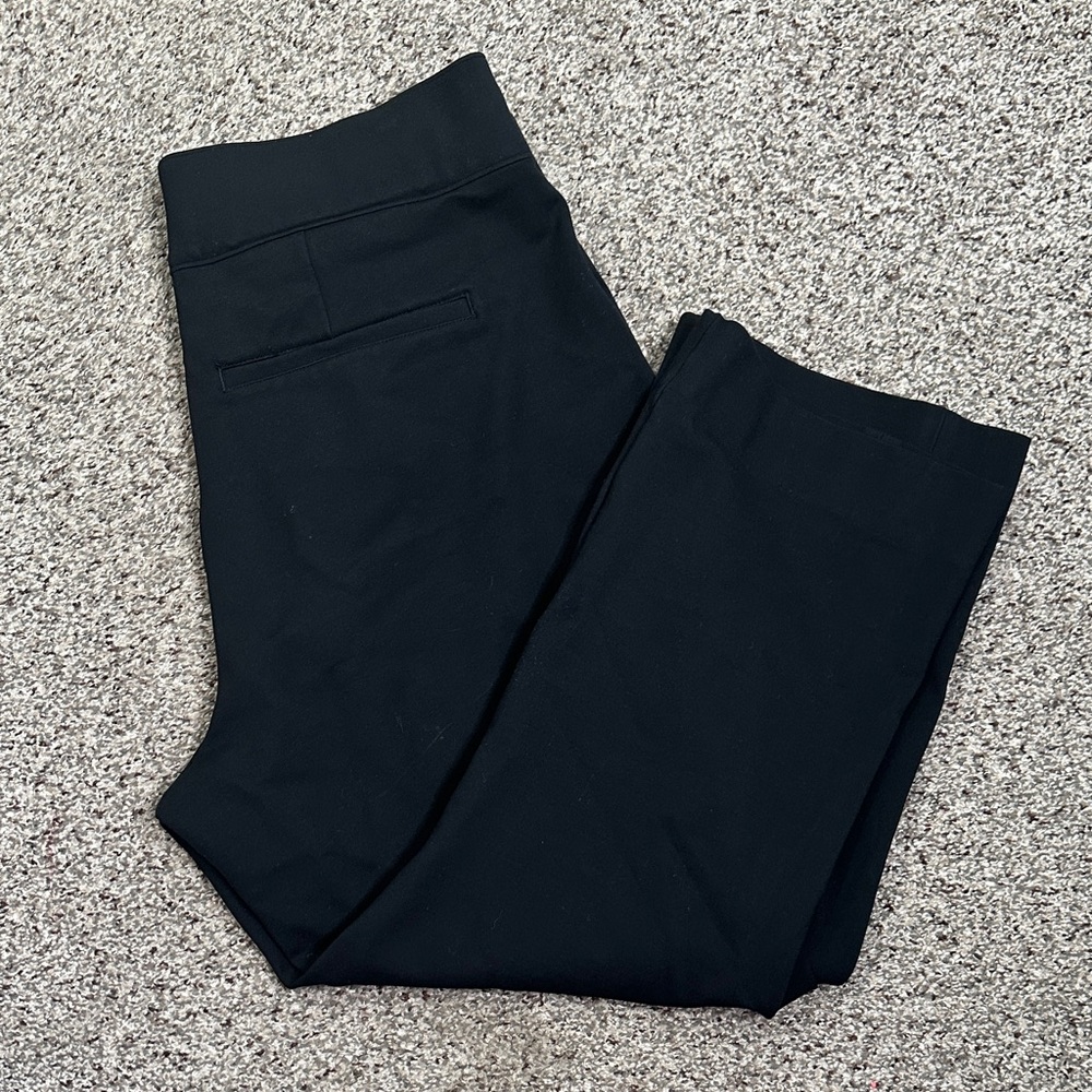 Spanx Black perfect kick flare Pants SZ 2x   stretch office career work wear - Picture 3 of 8